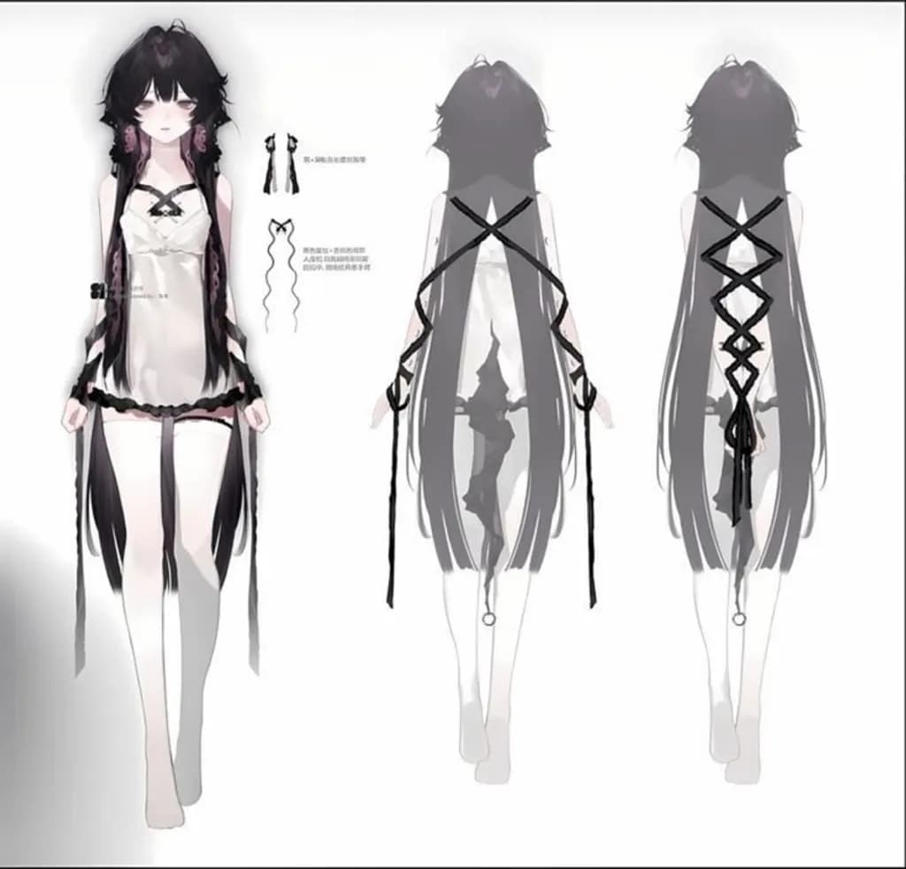 Gothic Laceback Character