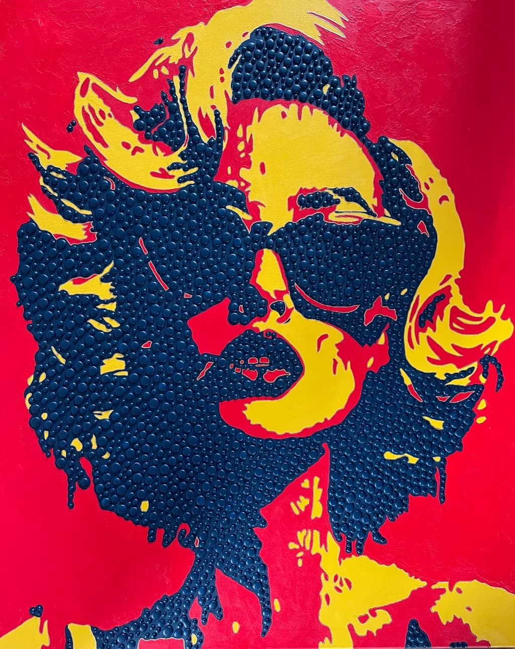 Crimson Gold Portrait