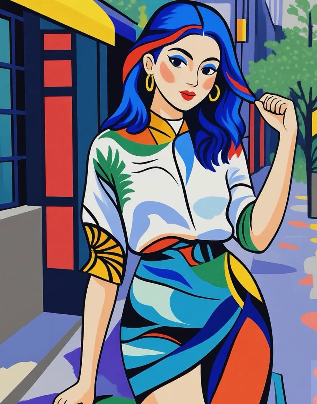City Blue Muse