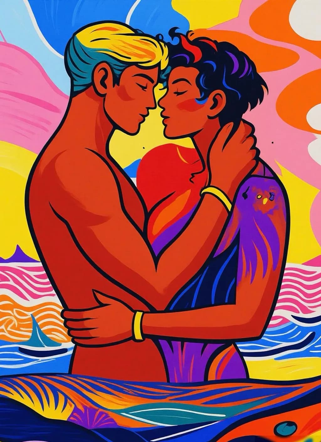 Colorful Kiss