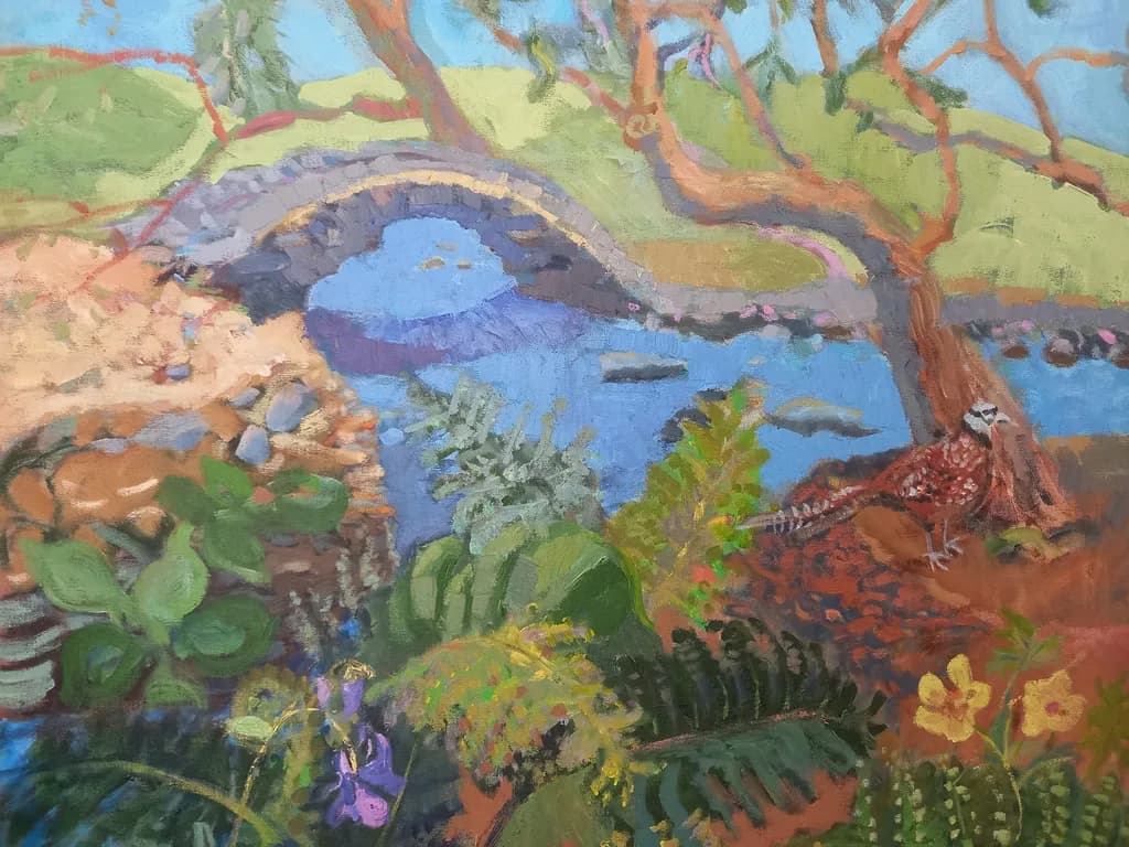 Garden Pond Bridge