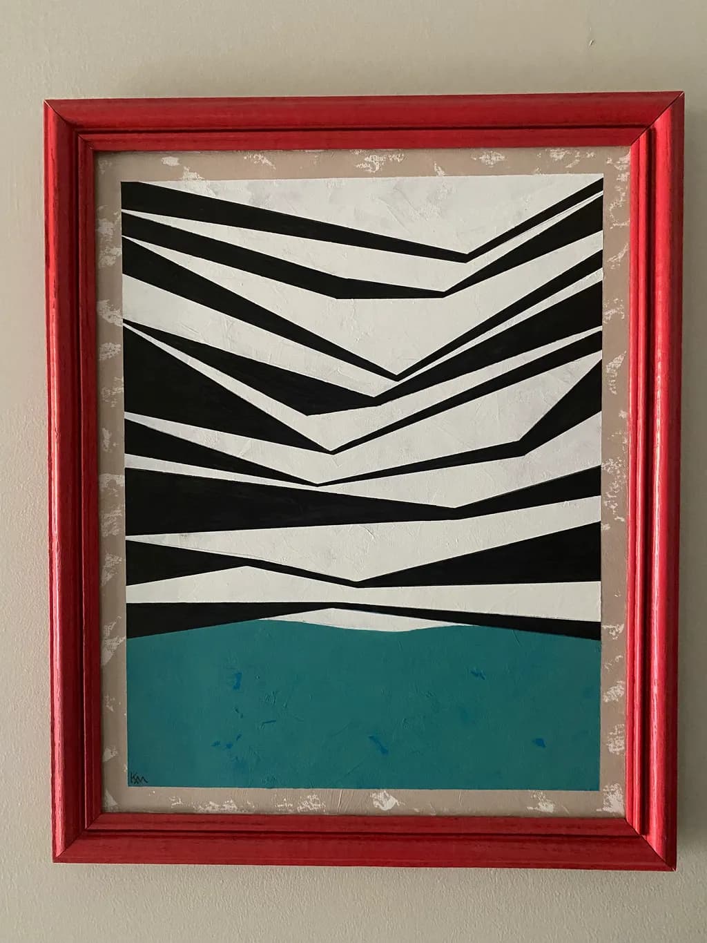 Teal Zigzag Geometry