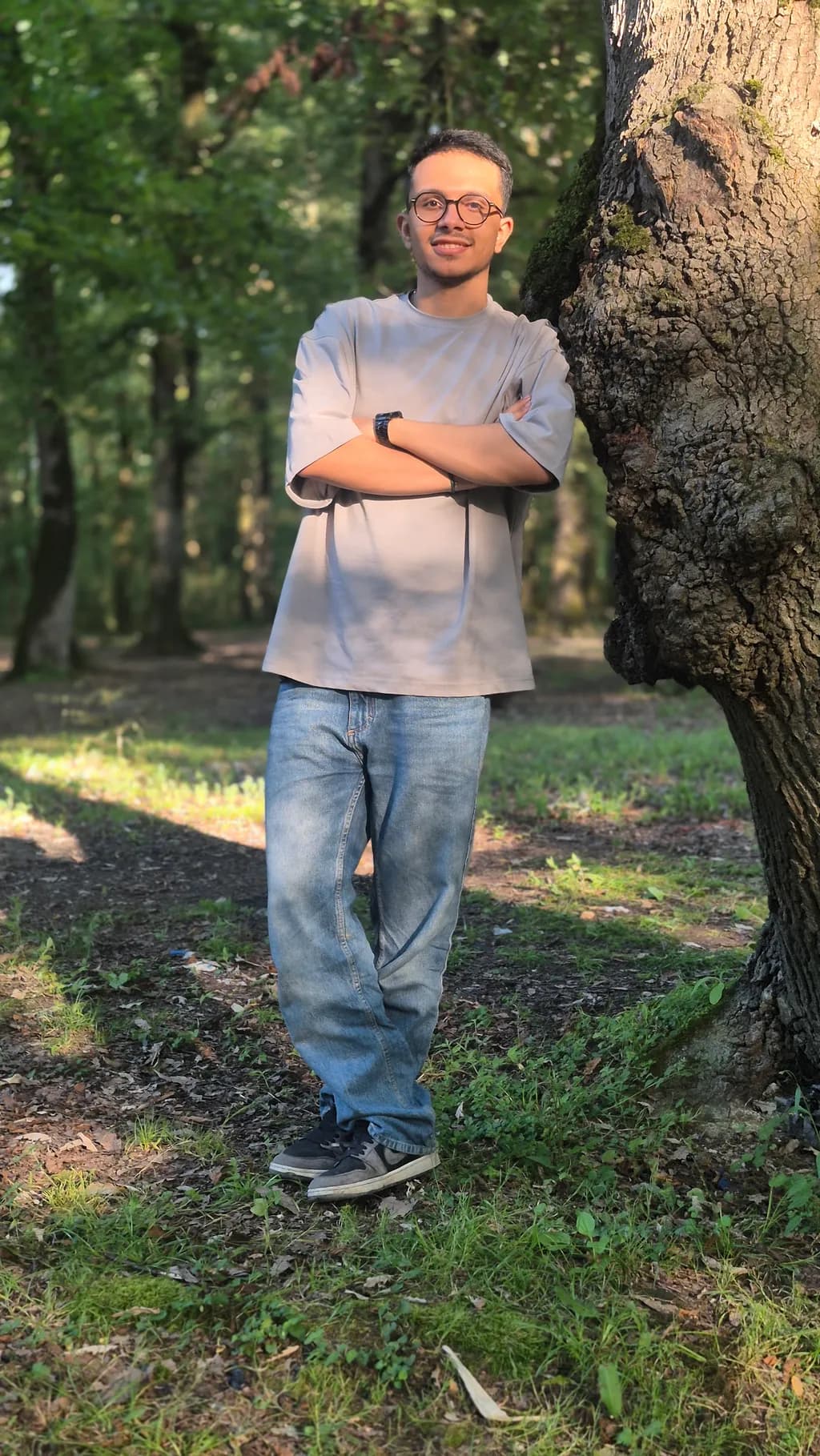 Forest Portrait by the Tree