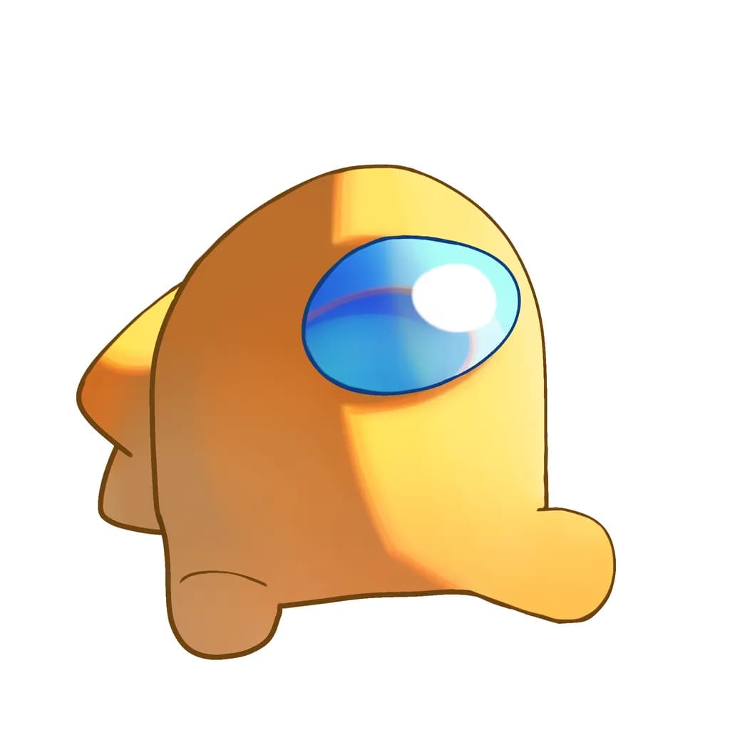 Orange Eyepiece Creature