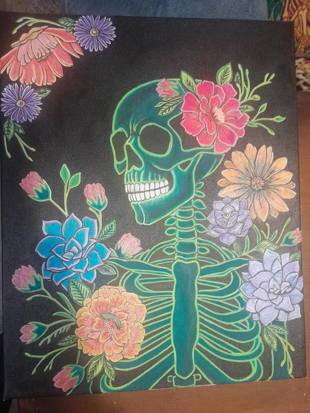 Floral Skeleton