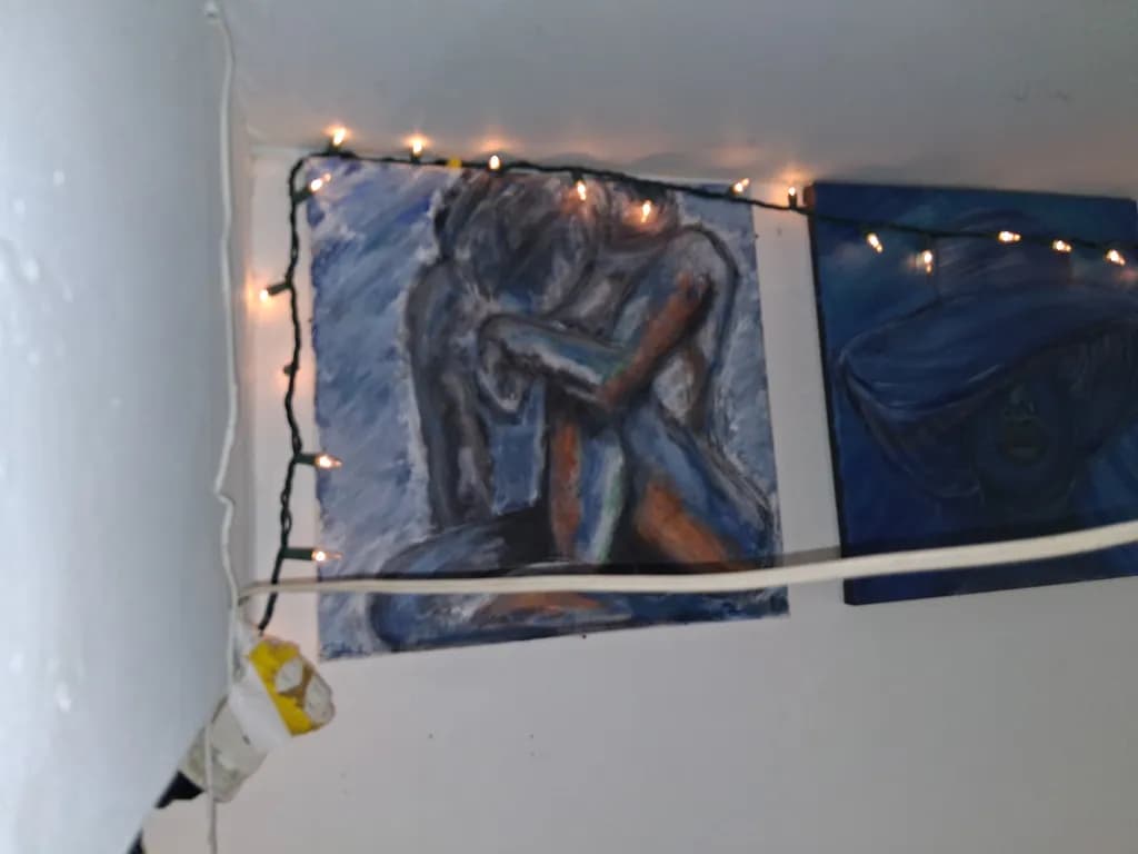 Blue Reclining Figure