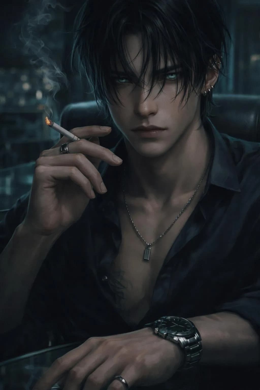 Smoked Midnight Portrait