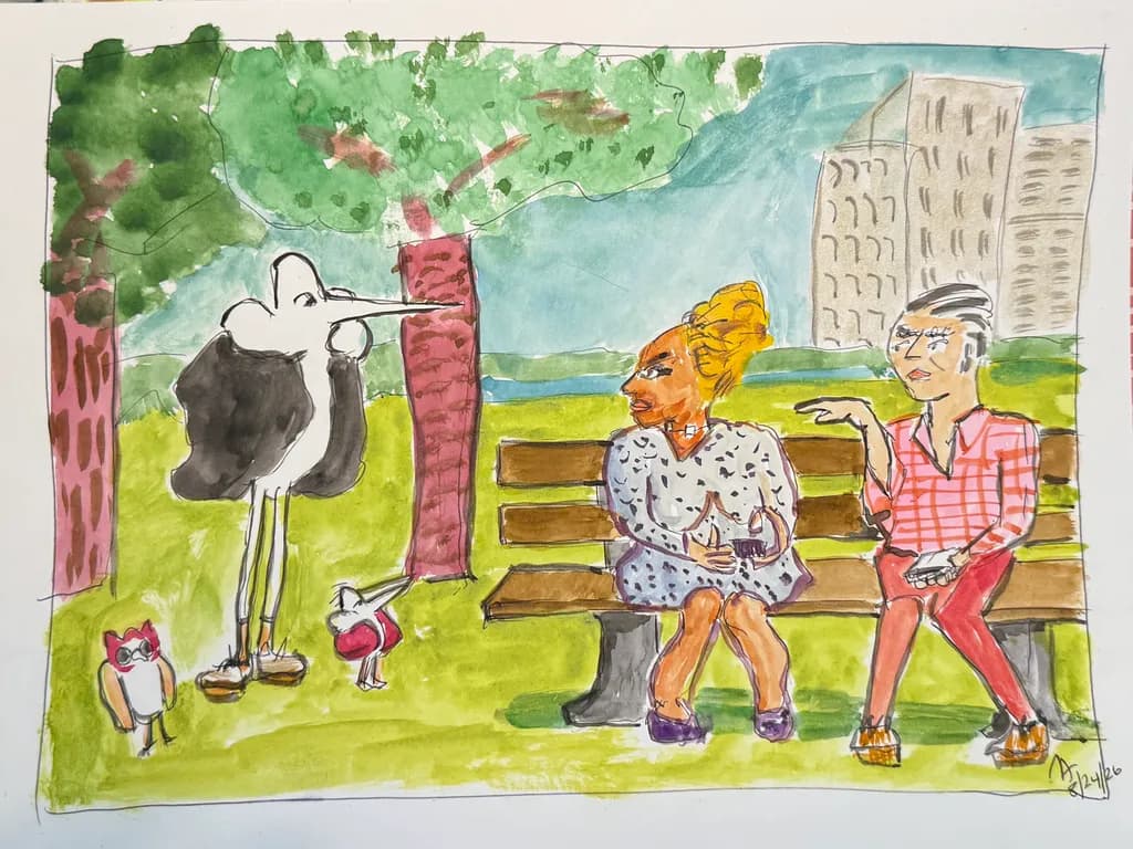 Park Bench Encounter
