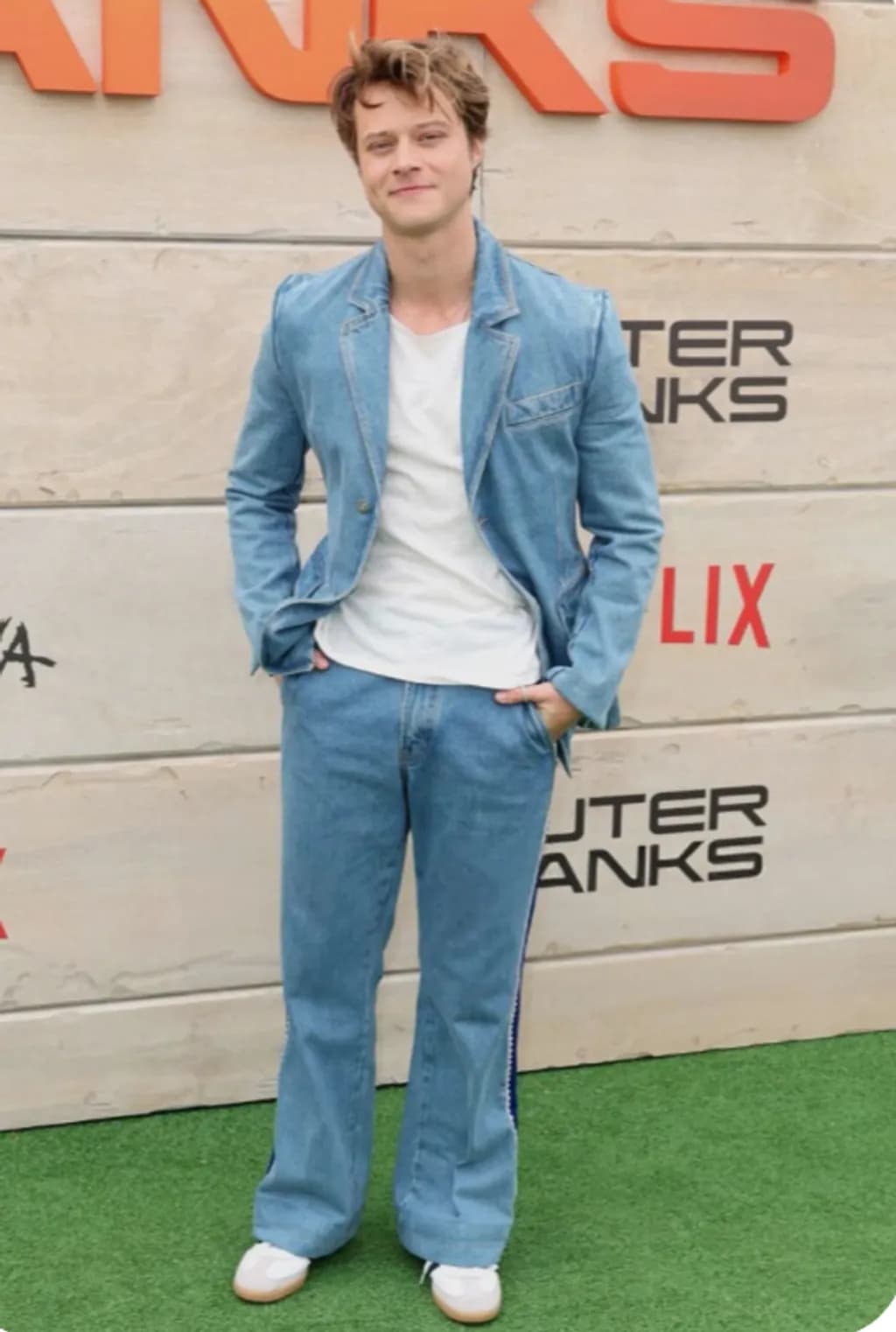 Denim Red Carpet Portrait