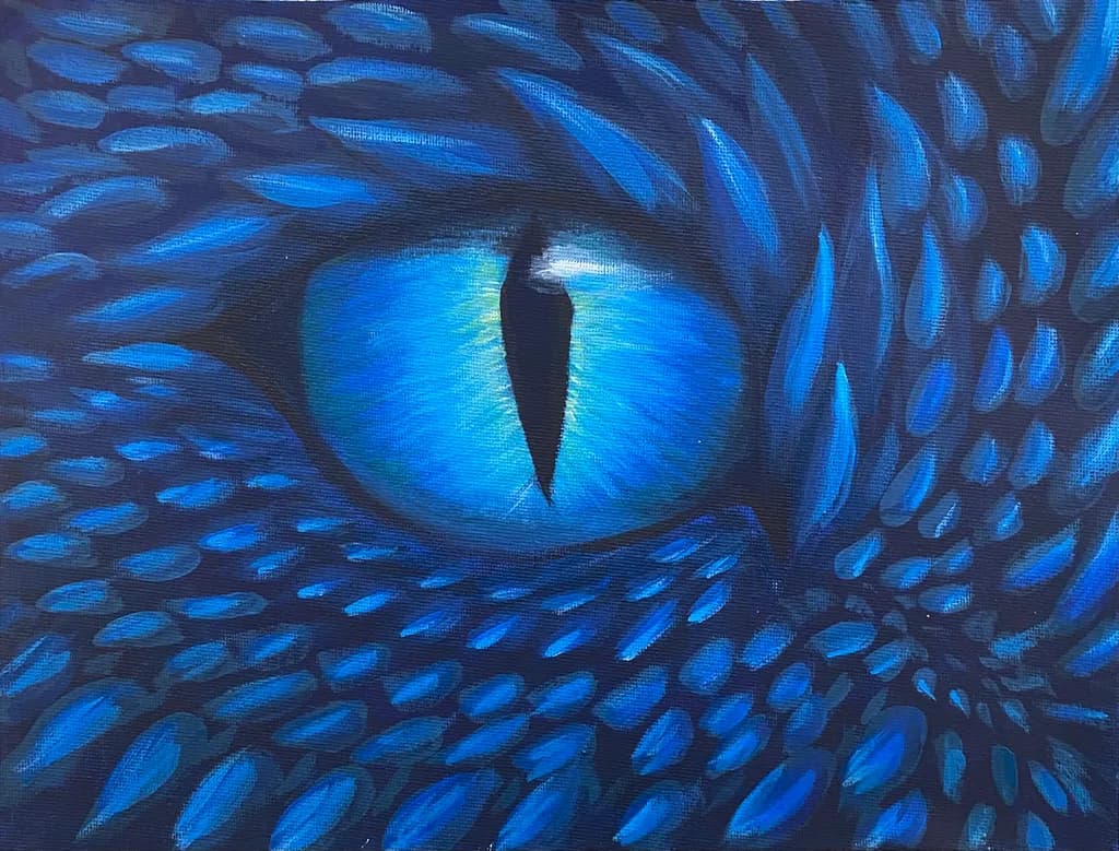 Blue Leopard Eye