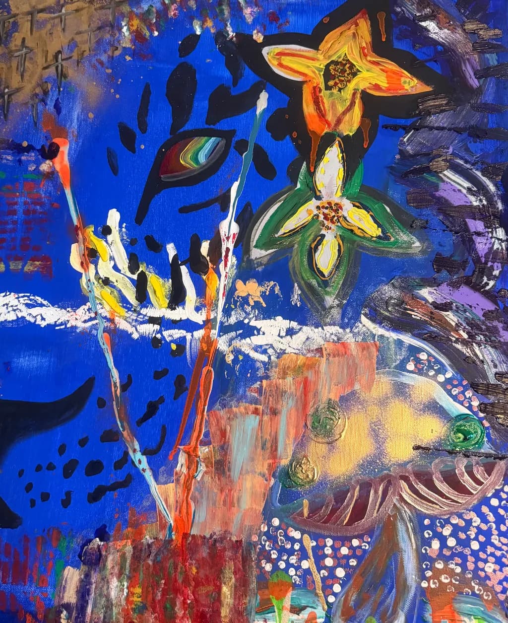 Blue Garden Bloom