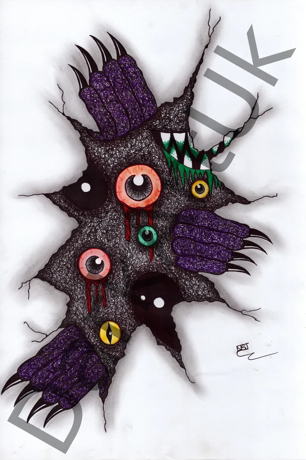Many-Eyed Claw Beast