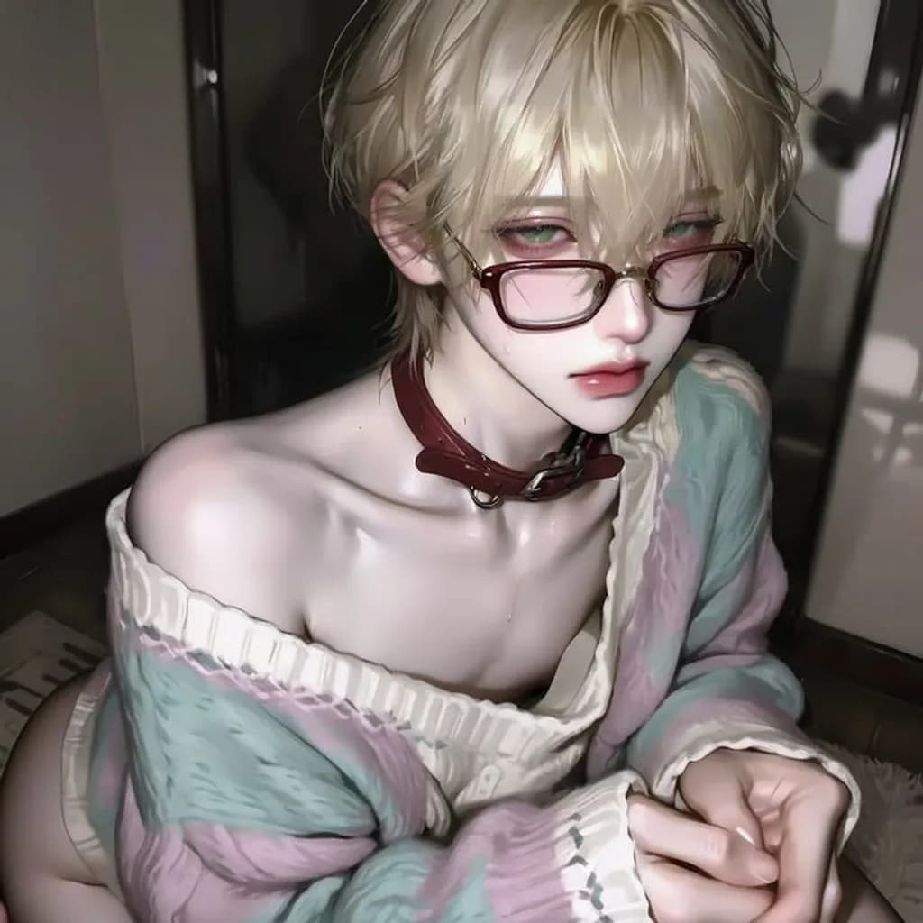 Pastel Glasses Portrait