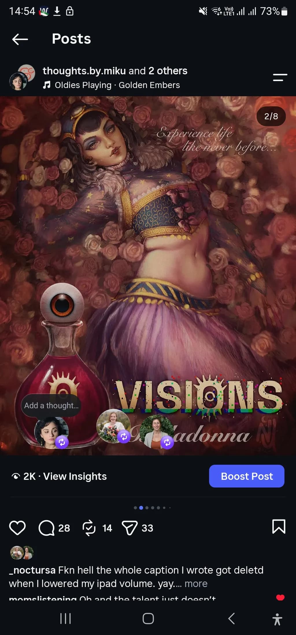 Vision of Madonna