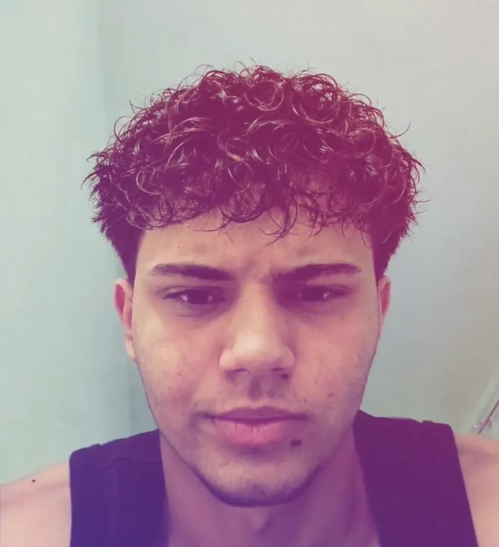 Curly-Haired Portrait