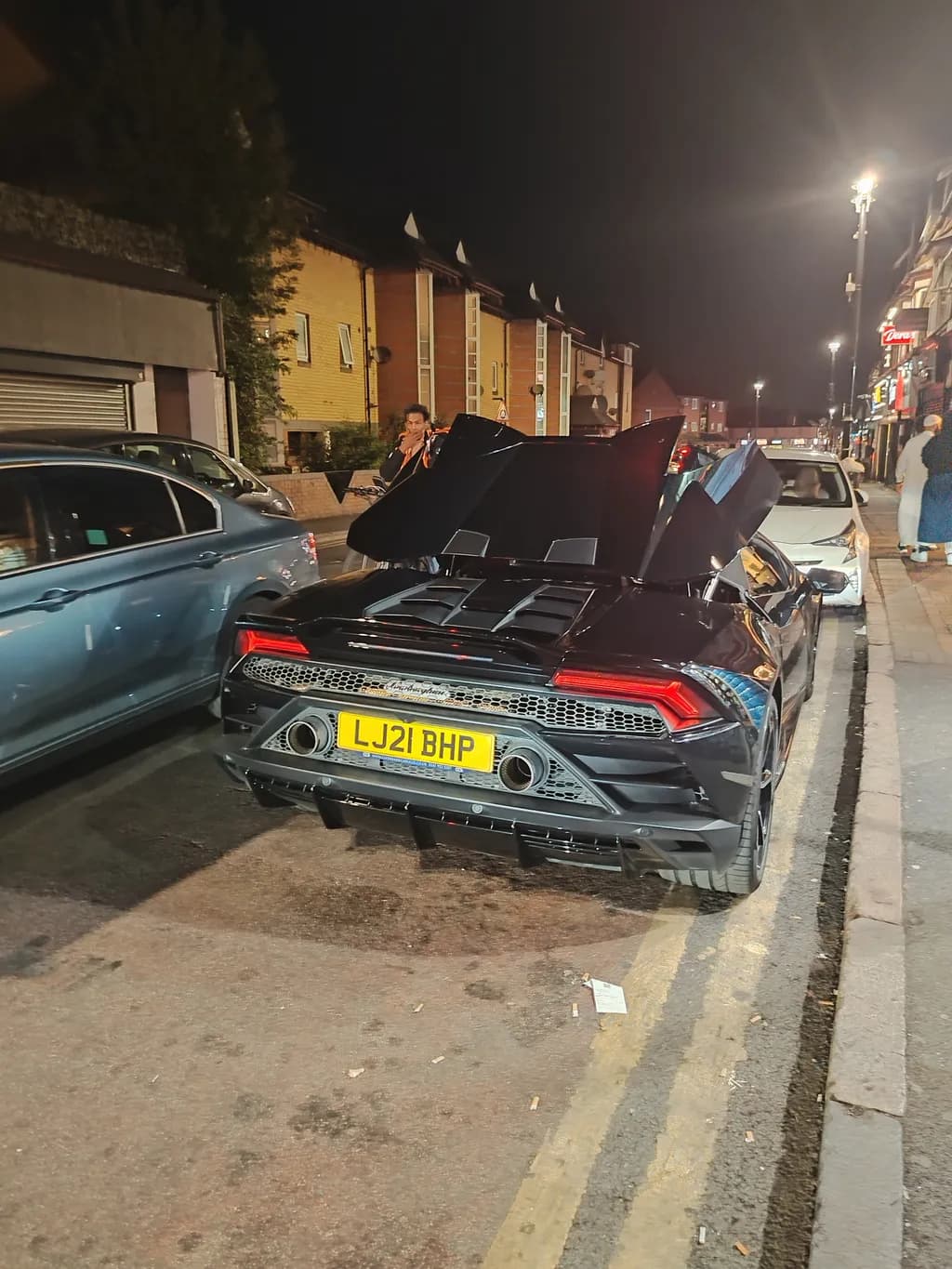 Midnight Lamborghini Aventador