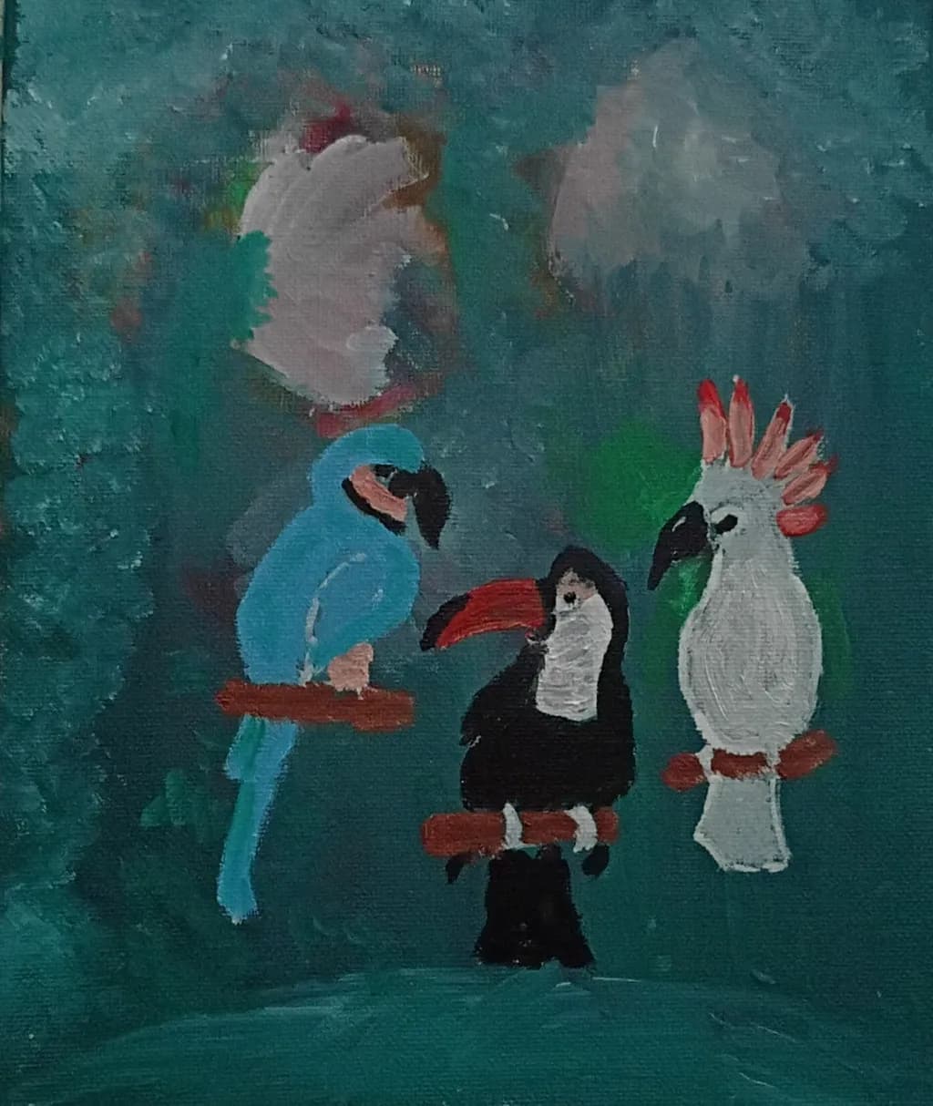 Tropical Bird Gathering