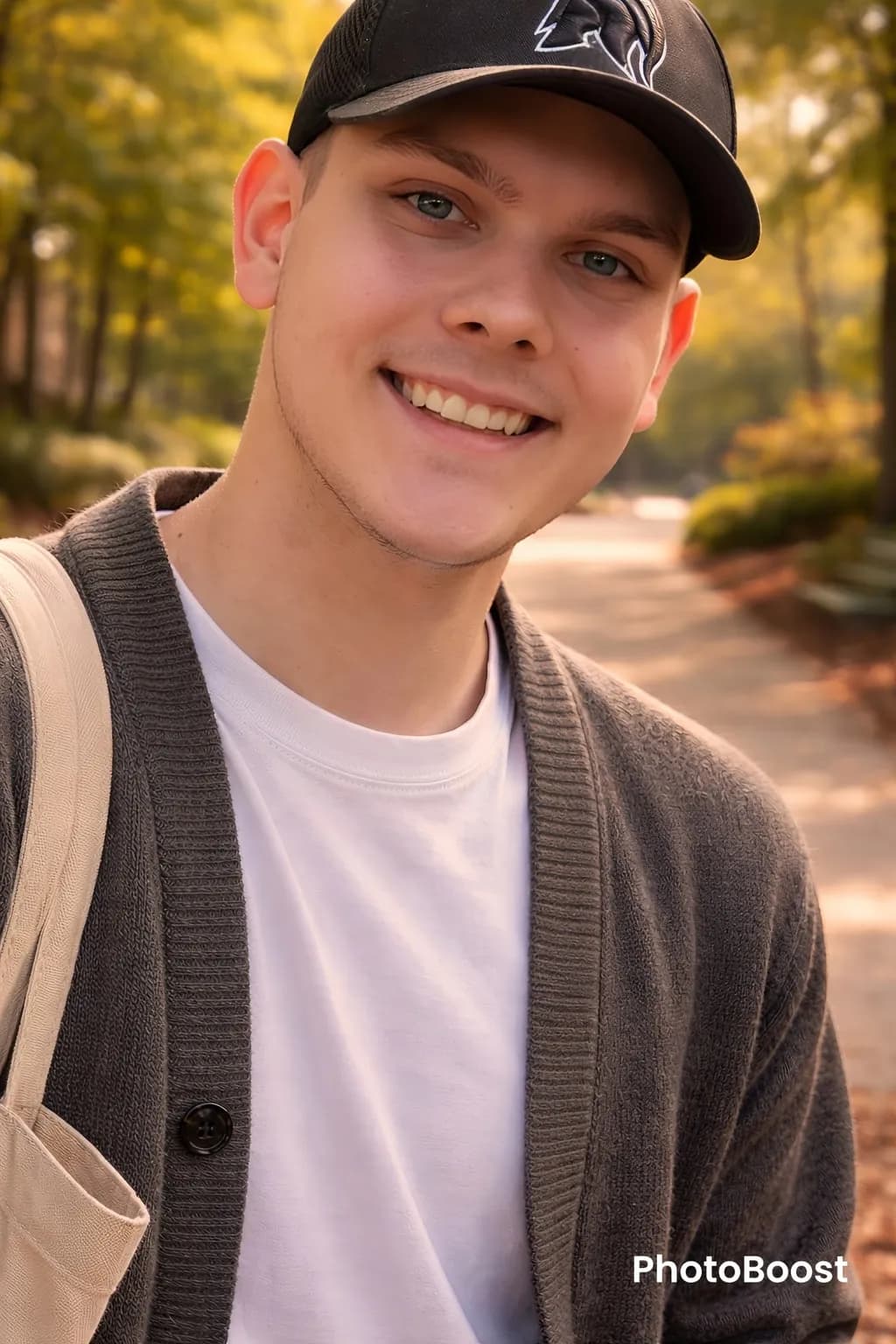 Sunlit Park Portrait