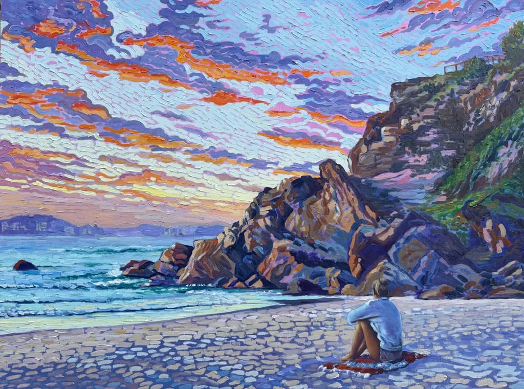 Cliffside Evening Reflection