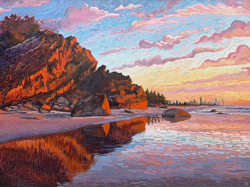 Sunset Cliffs by the Water