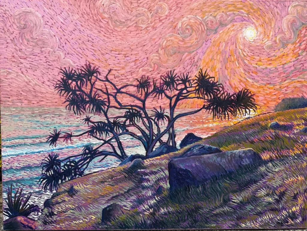 Coastal Yucca Sunset