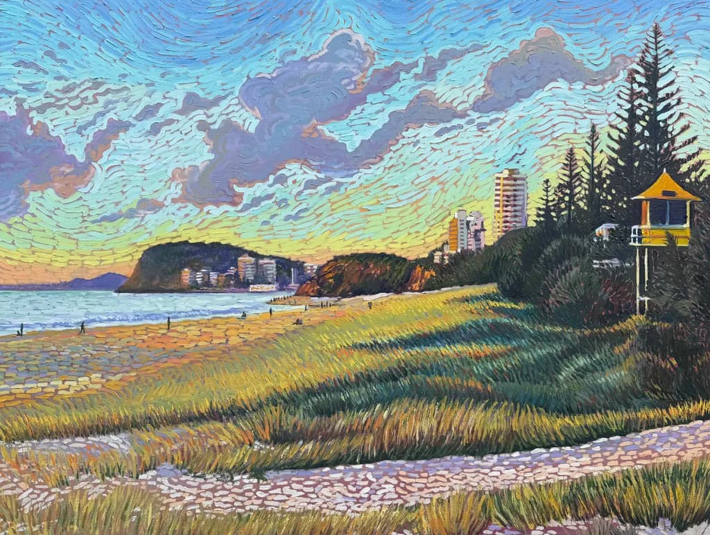 Coastal Park Sunset