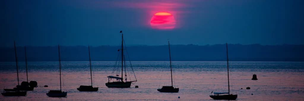 Sunset Over Yarmouth