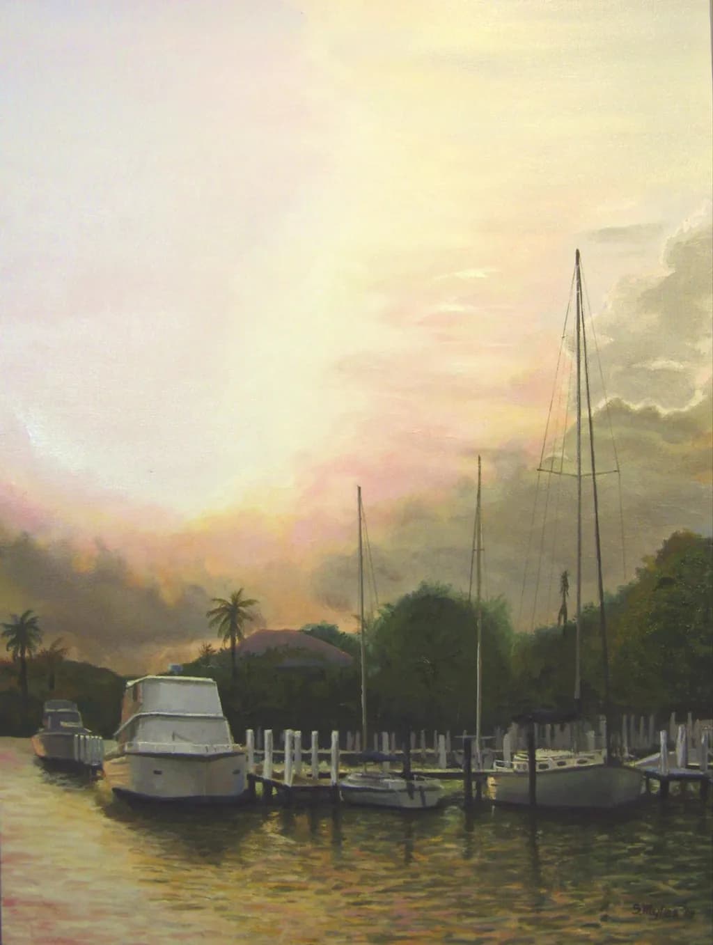 Lighthouse Marina Sunset