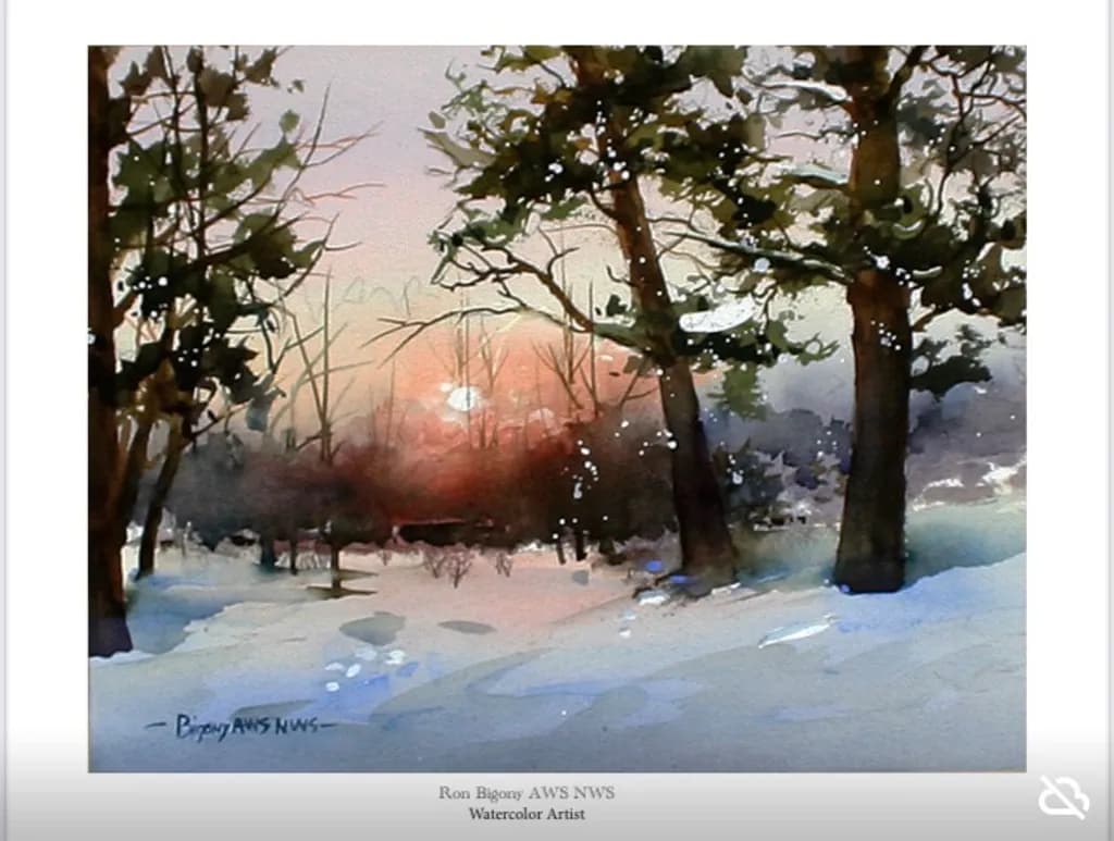 Winter Forest Glow