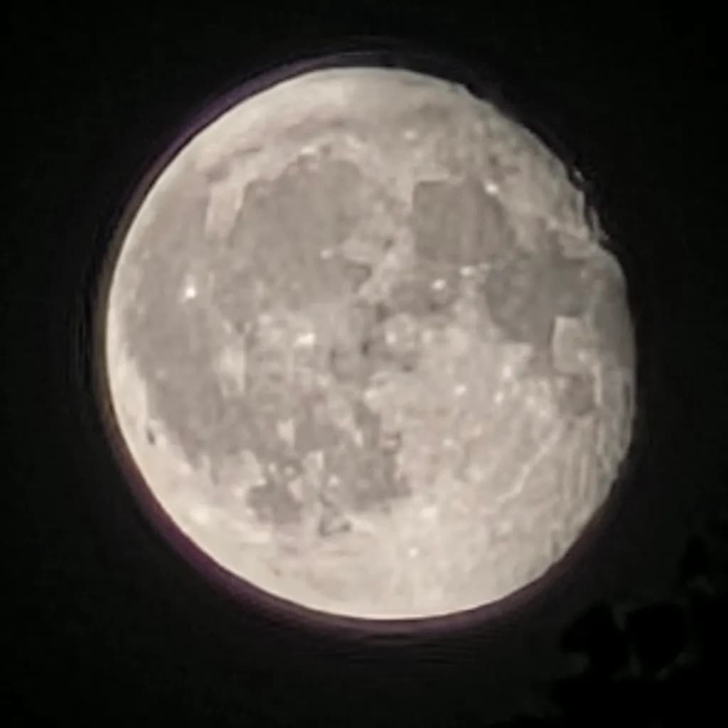 Moonlit Crater Surface