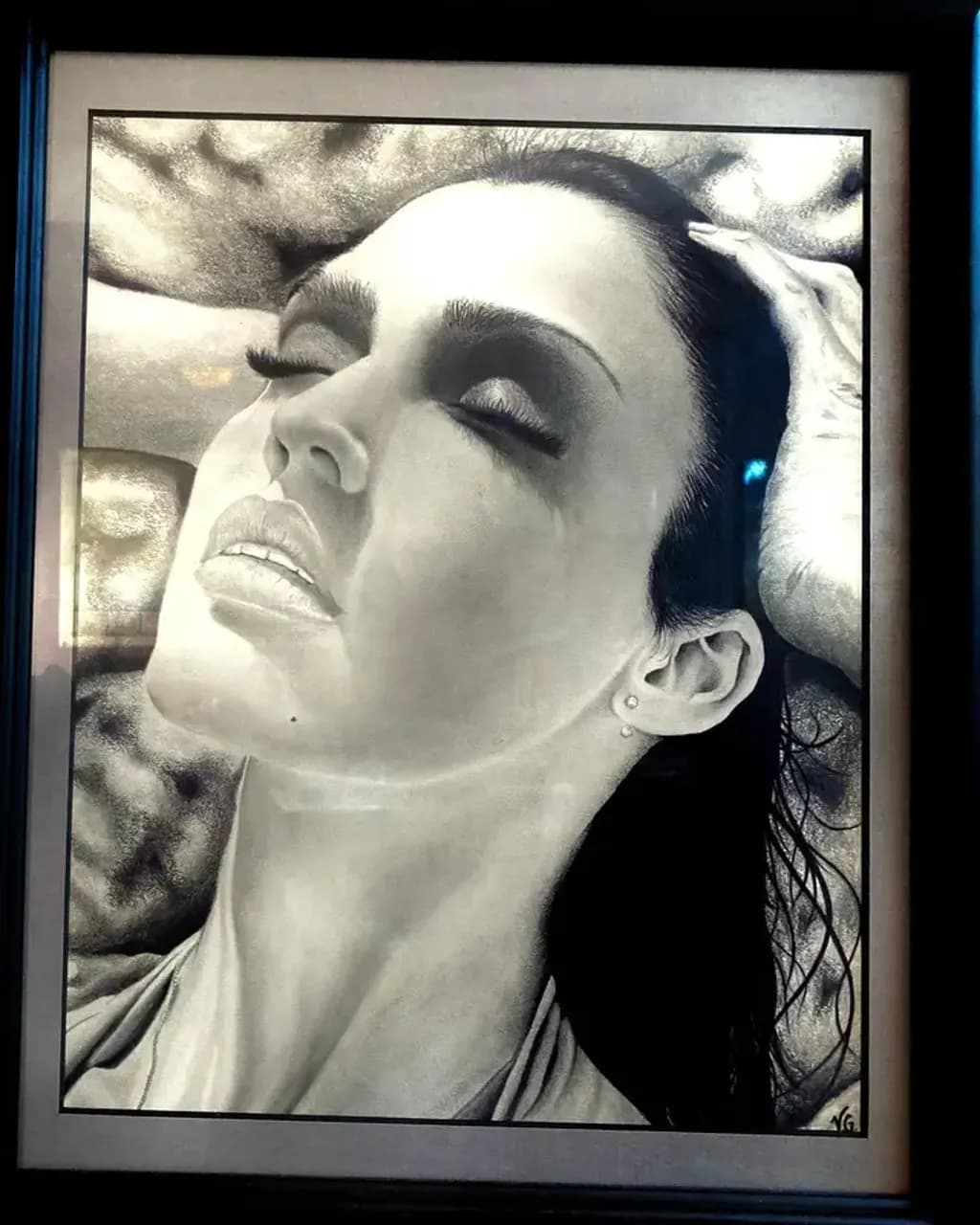 Sleeping Woman Portrait
