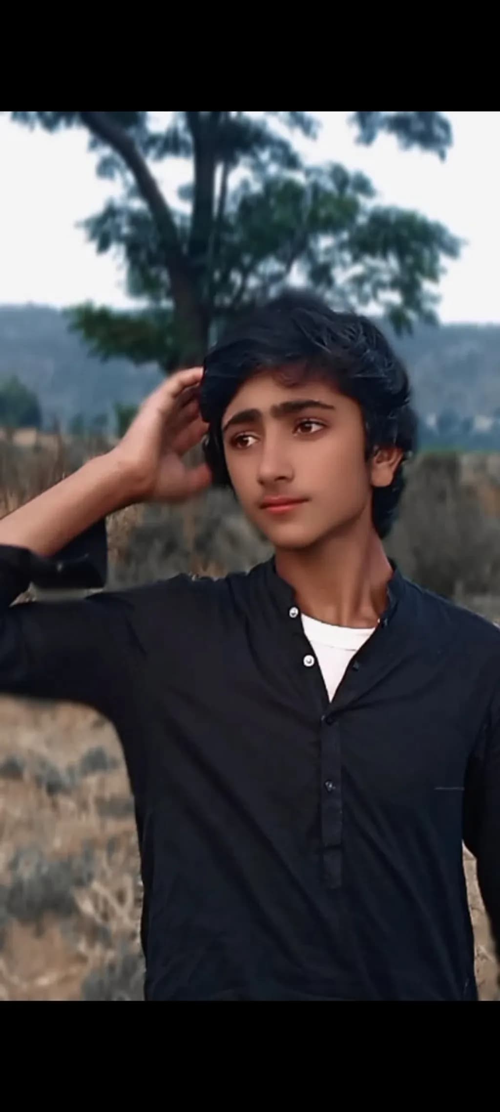 Thoughtful Portrait Outdoors