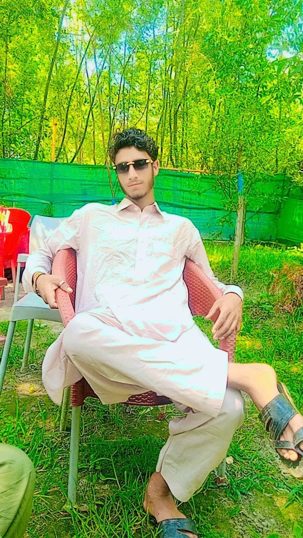 Garden Chair Portrait