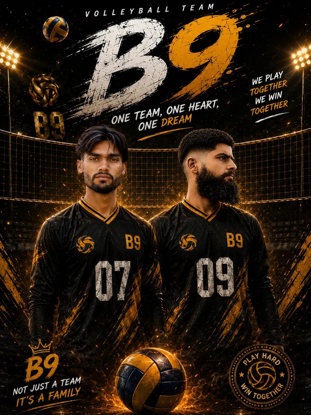 B9 Volleyball Team