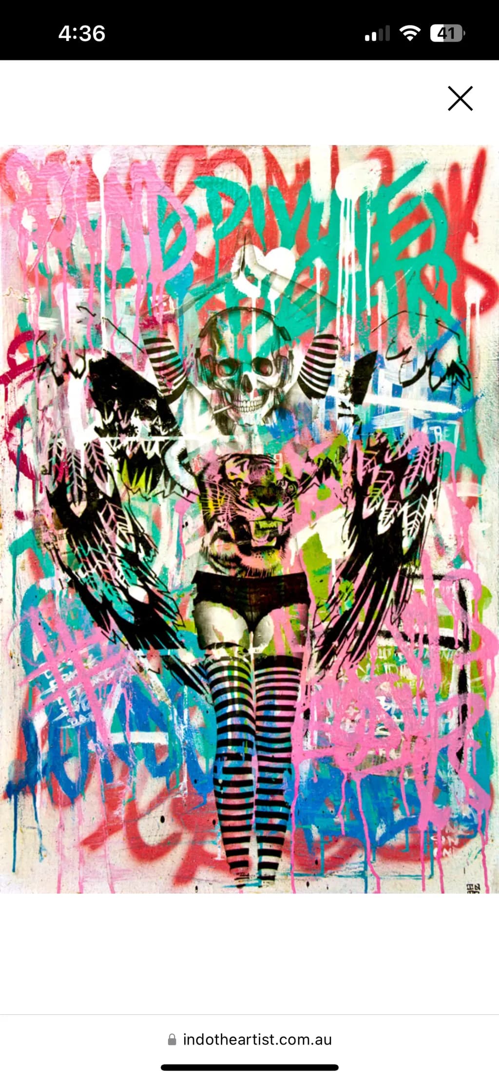 Graffiti Skull Muse