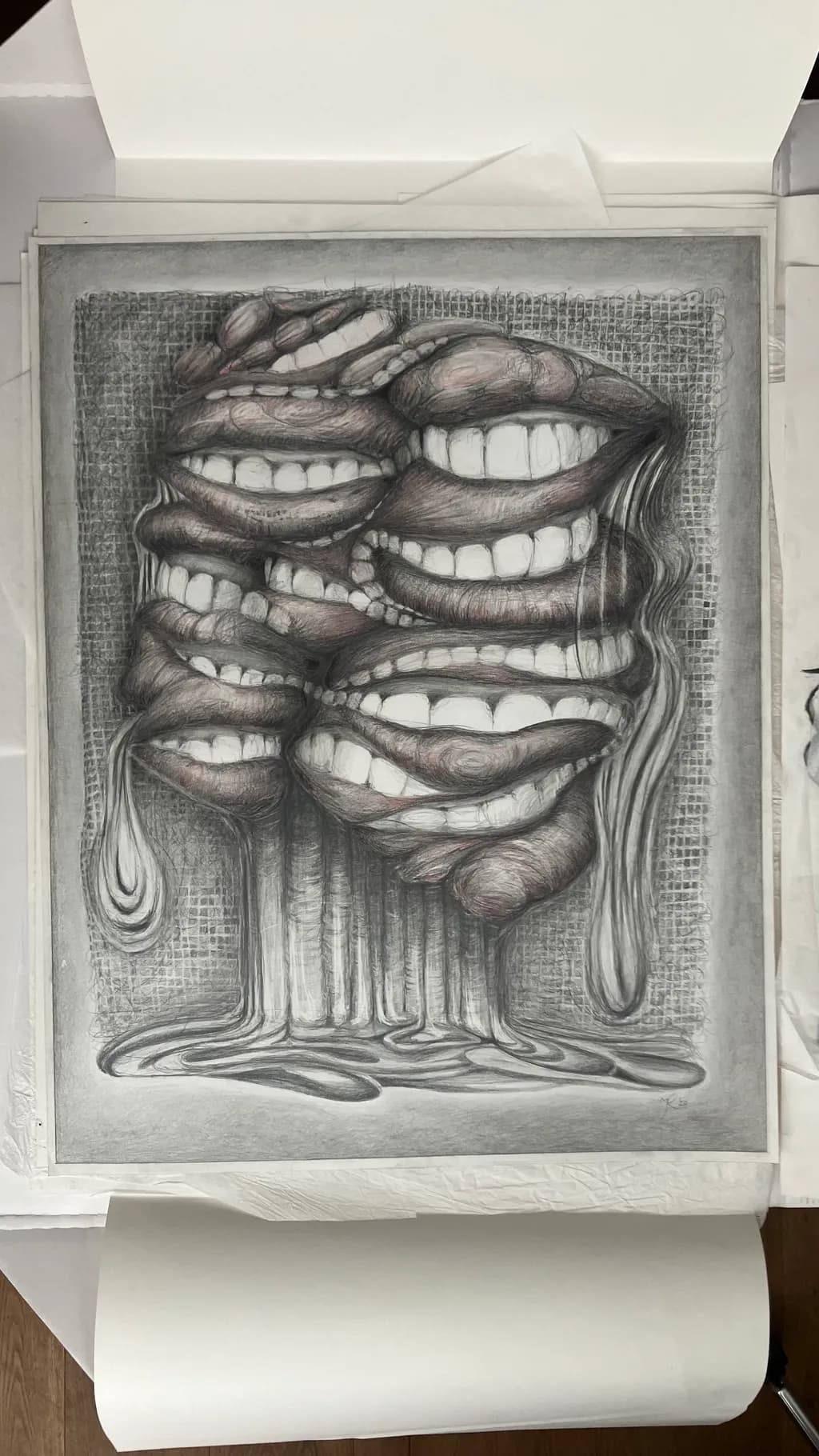 Grinning Faces in Motion