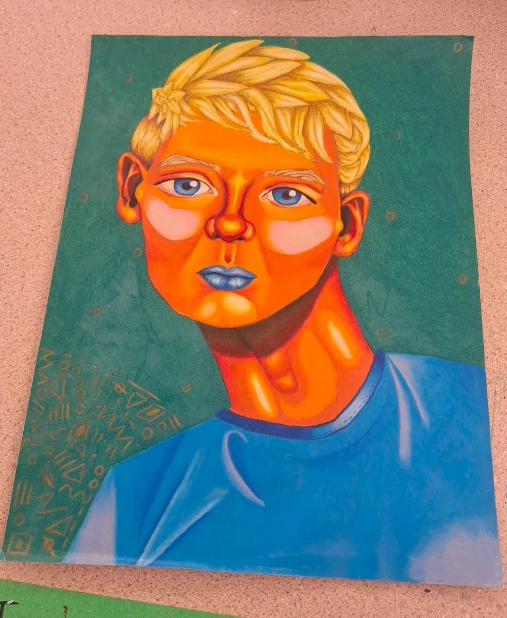 Golden-Haired Portrait