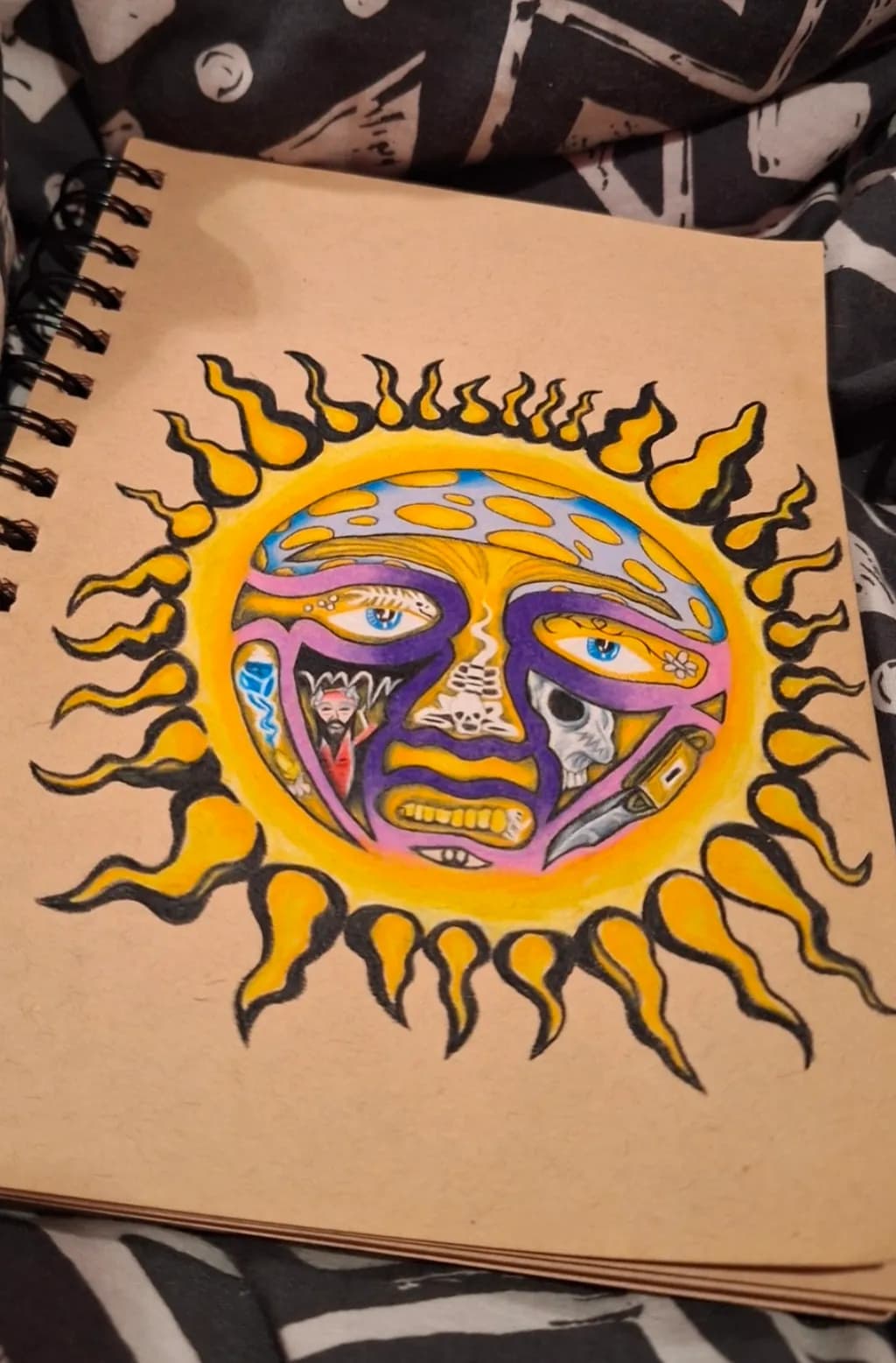 Sunlit Skull Grin