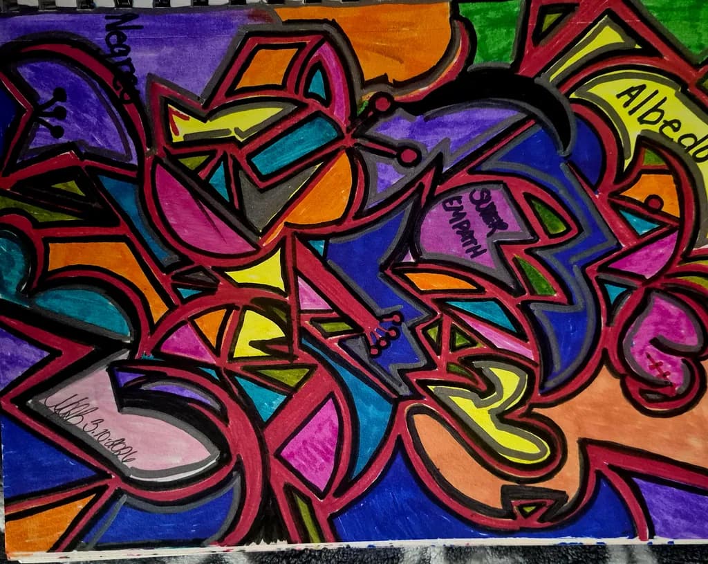 Chromatic Graffiti Cipher