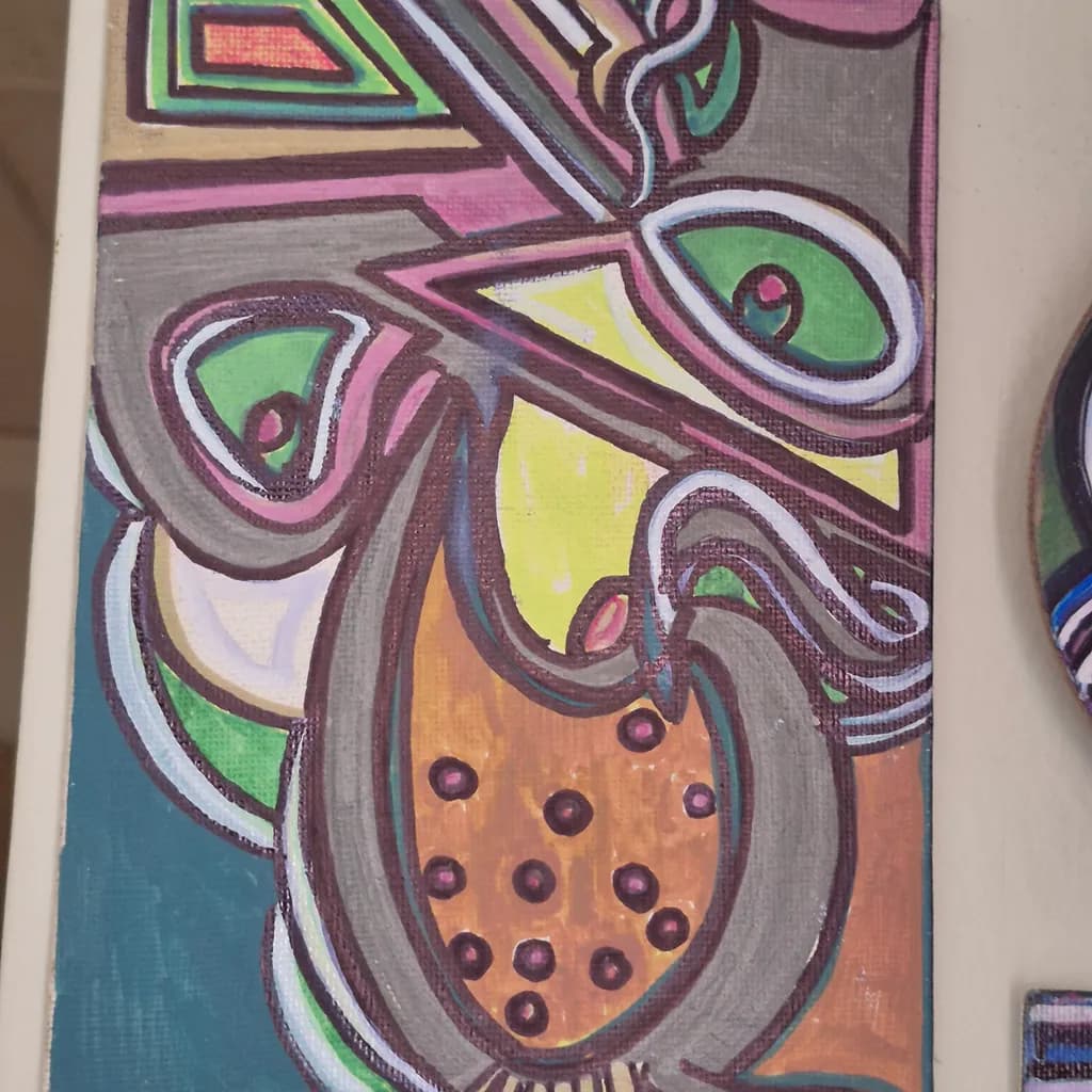 Geometric Garden Face