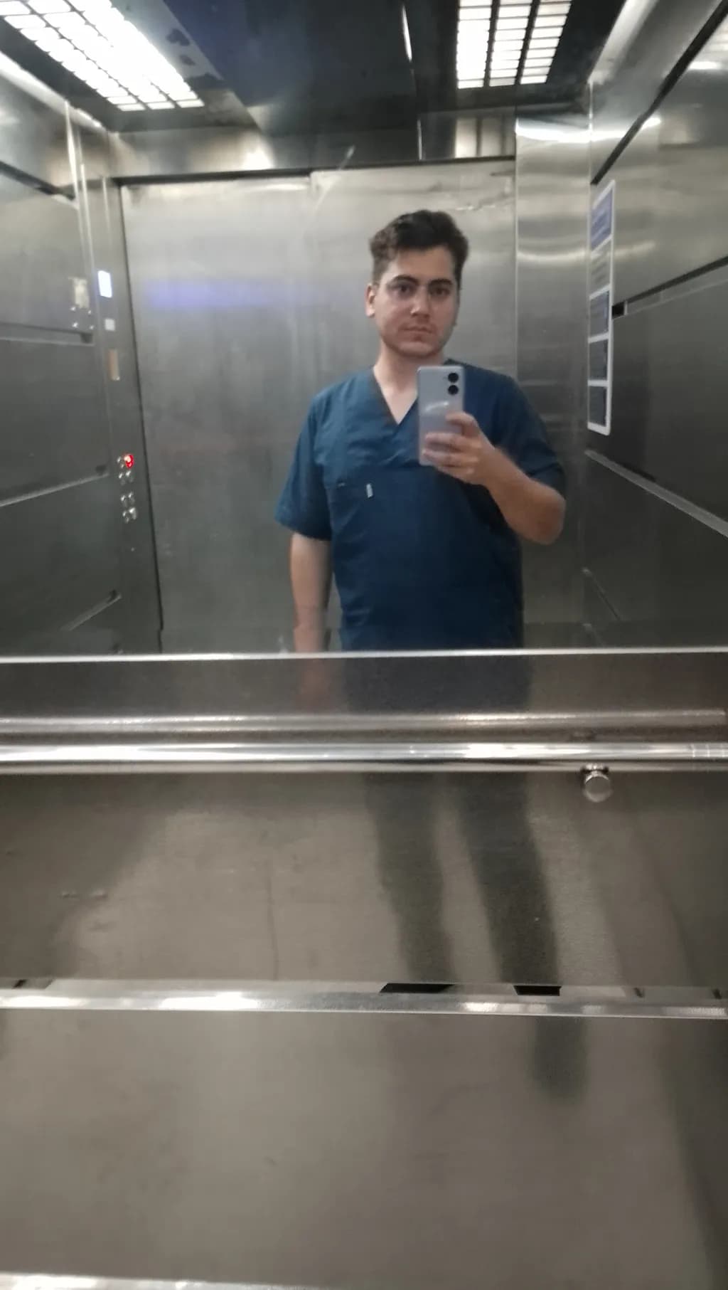 Elevator Mirror Portrait
