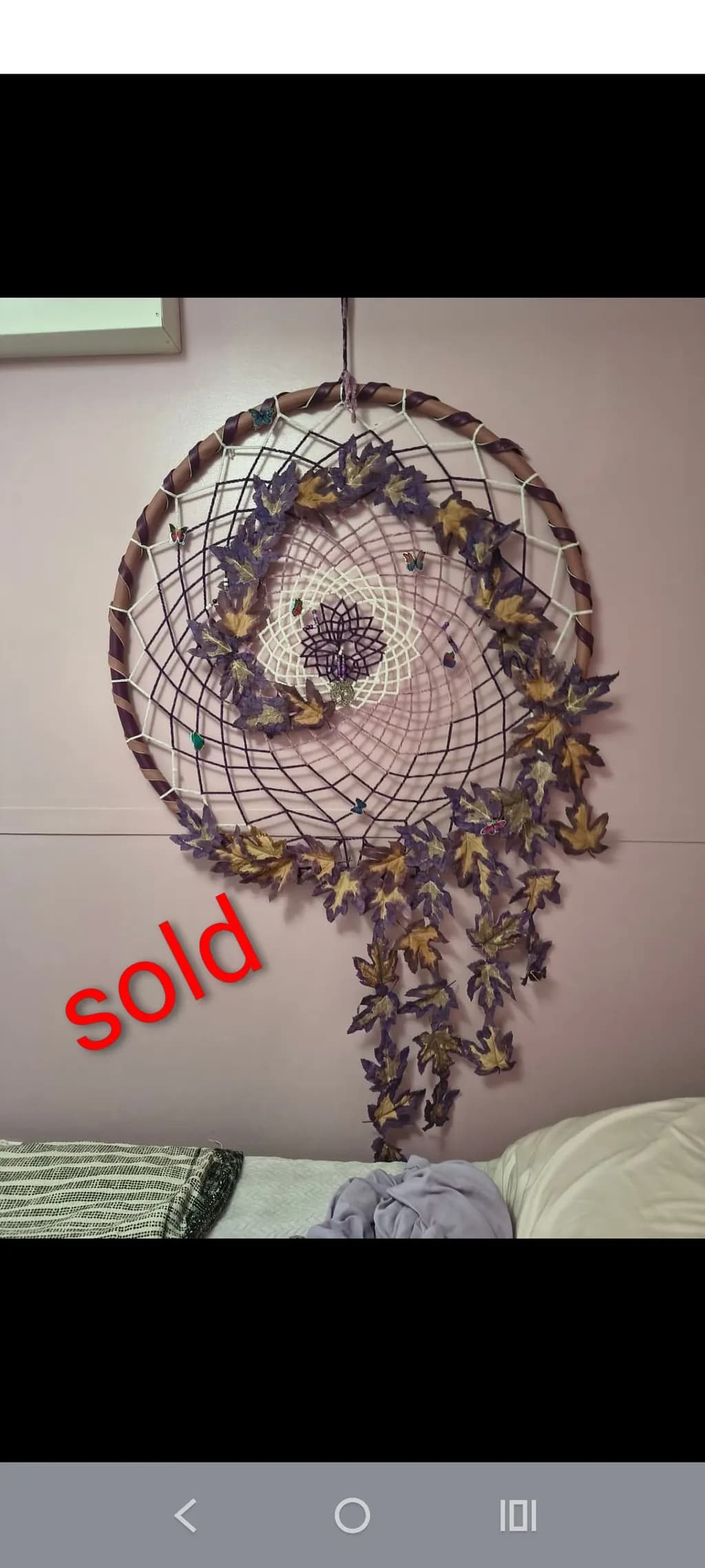 Butterfly Leaf Dreamcatcher