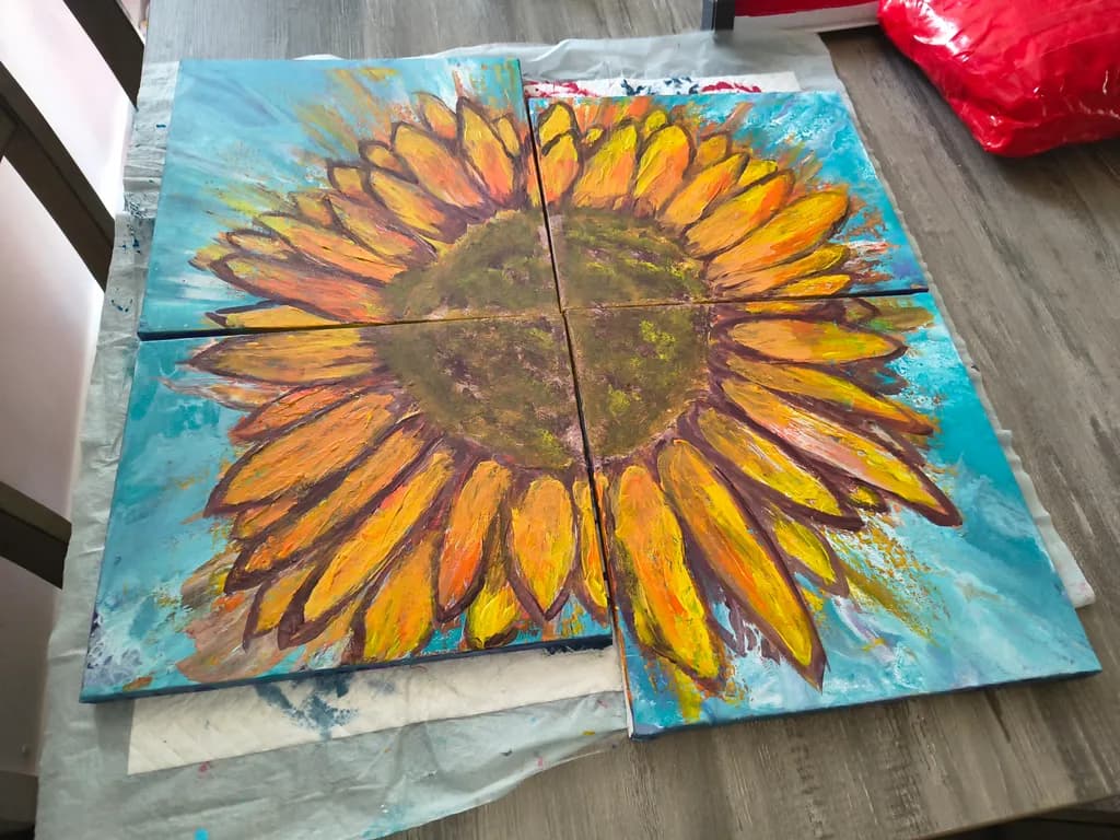 Golden Sunflower quartet