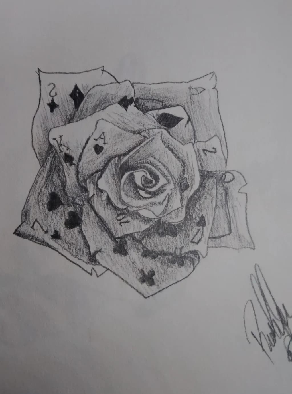 Card Rose