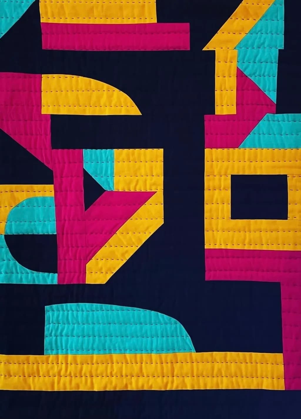 Geometric Color Quilt