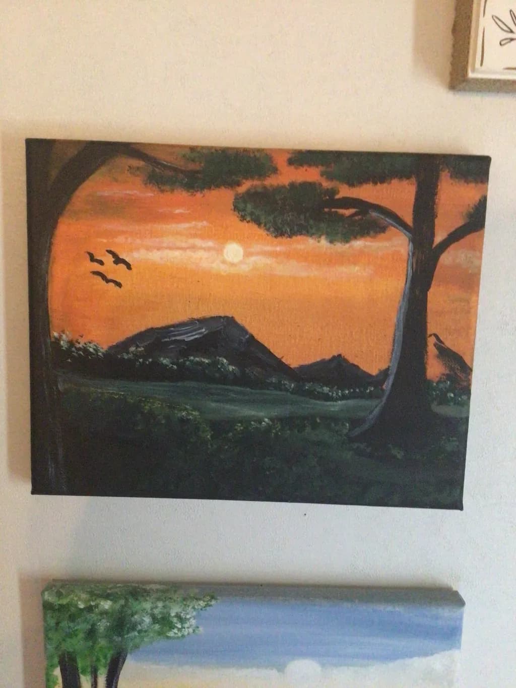 Mountain Tree Sunset