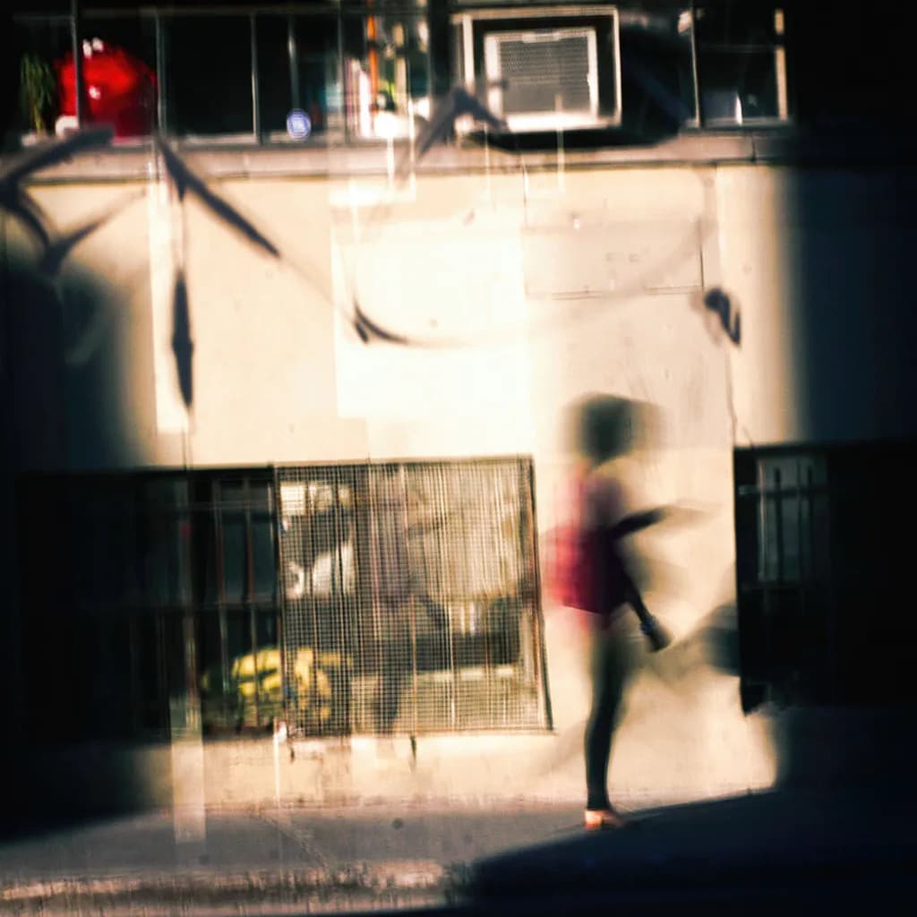 Blurred City Crossing
