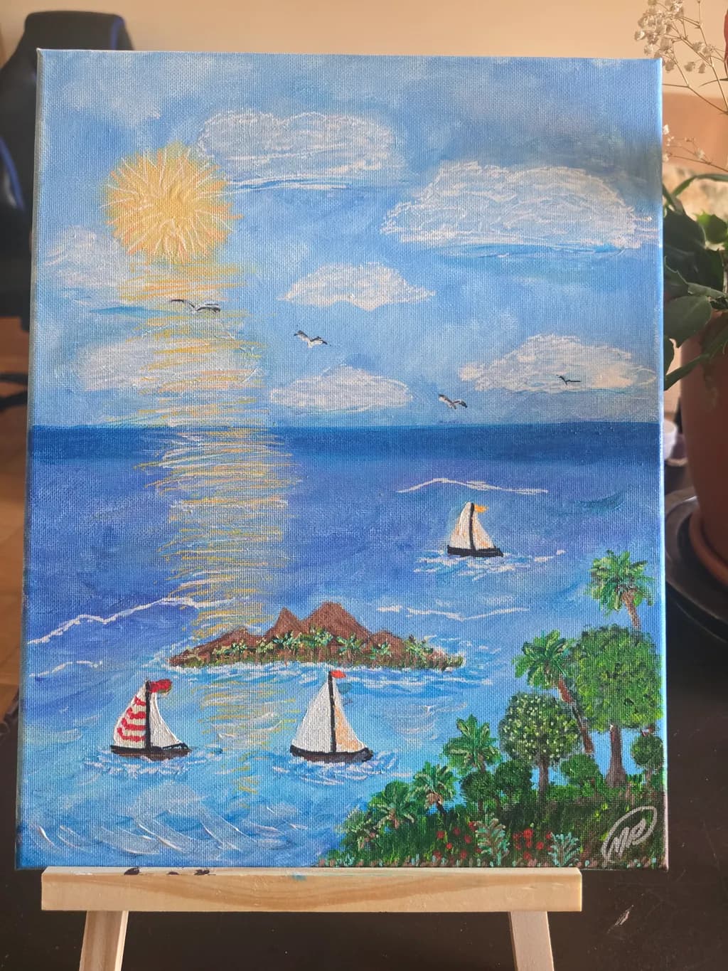 Tropical Island Sailboats