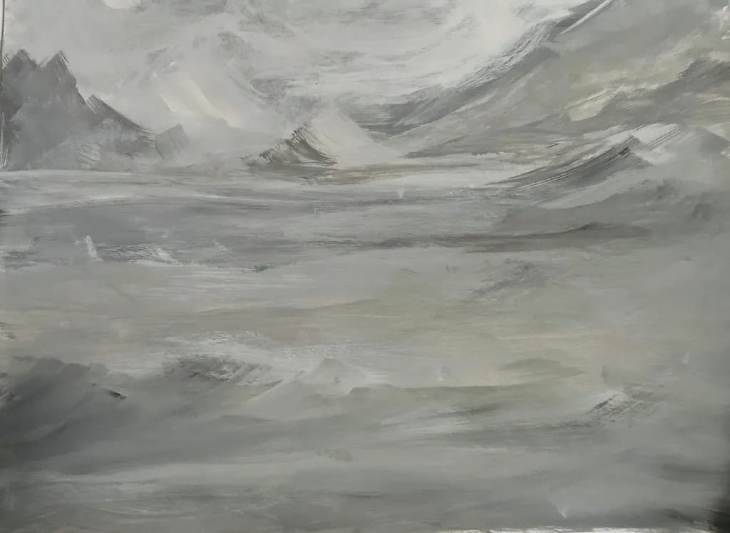 Monochrome Mountain Passage