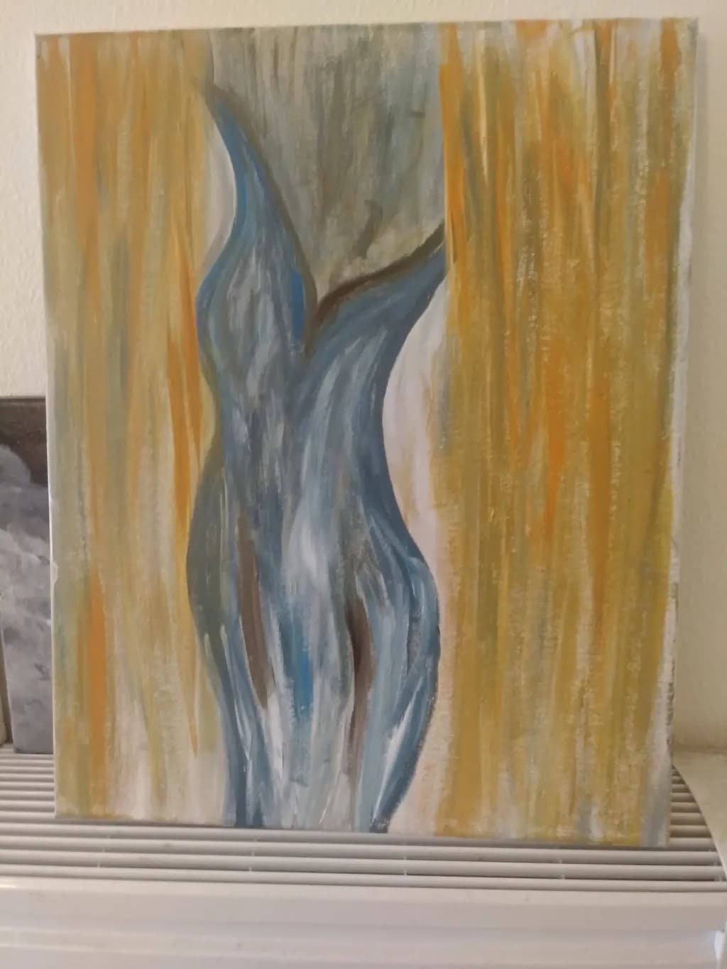 Blue Tree in Gold